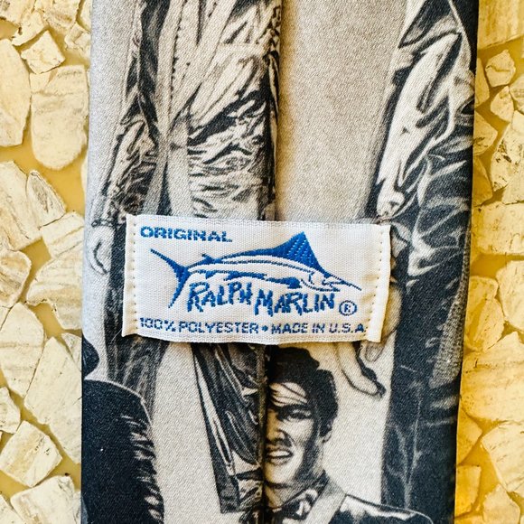 Vintage Ralph Marlin Elvis Presley neck tie 1992 - Picture 2 of 4